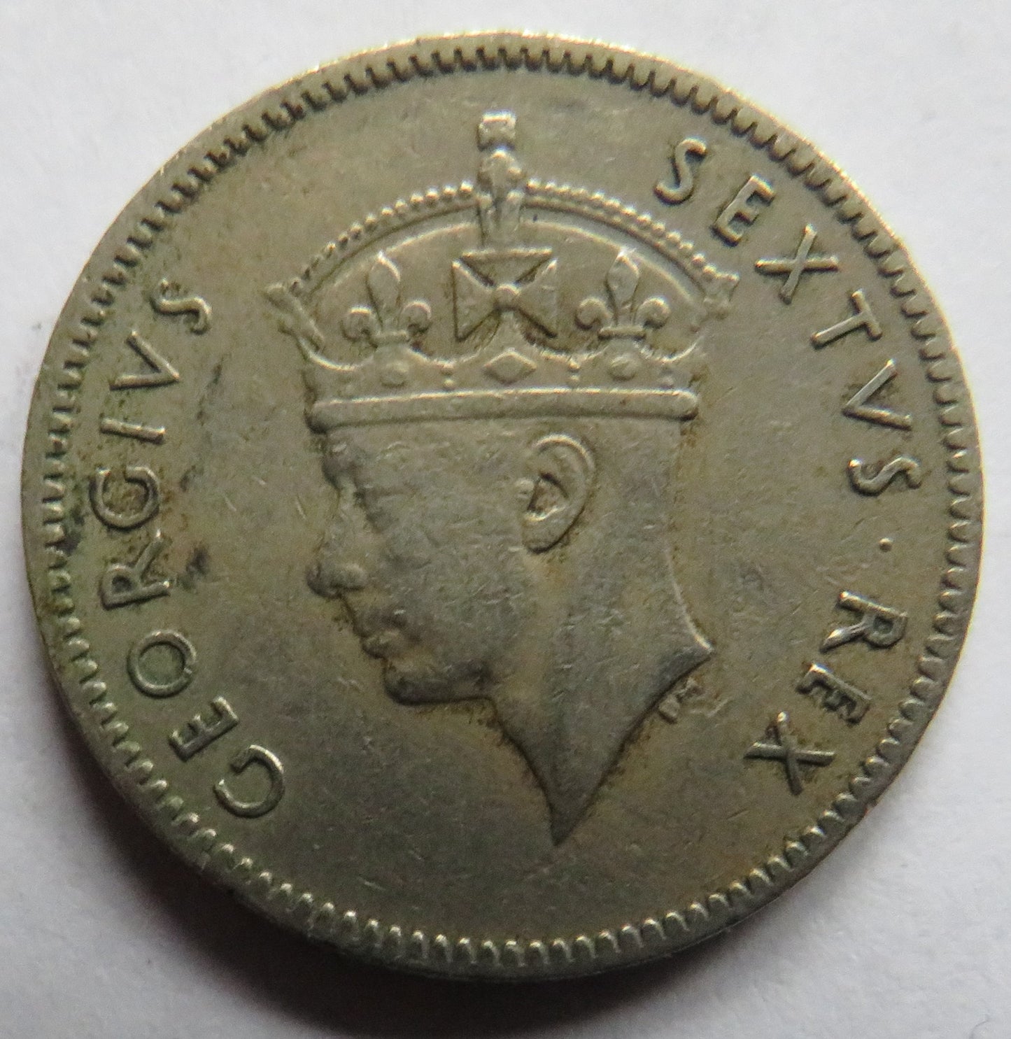 1948 King George VI East Africa 50 Cents Coin