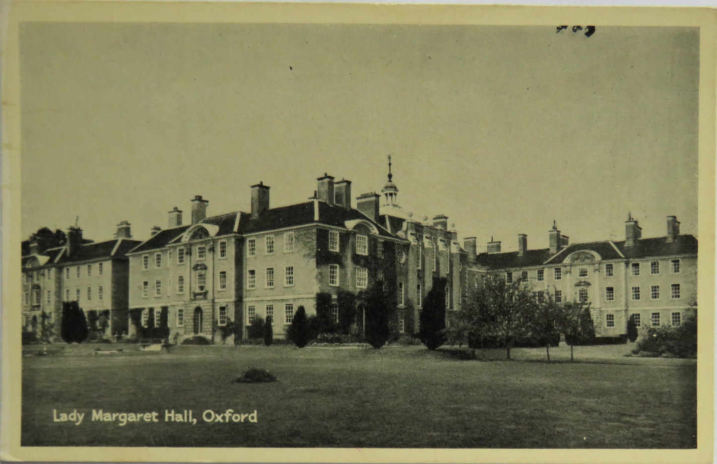 Vintage Postcard of Lady Margaret Hall, Oxford