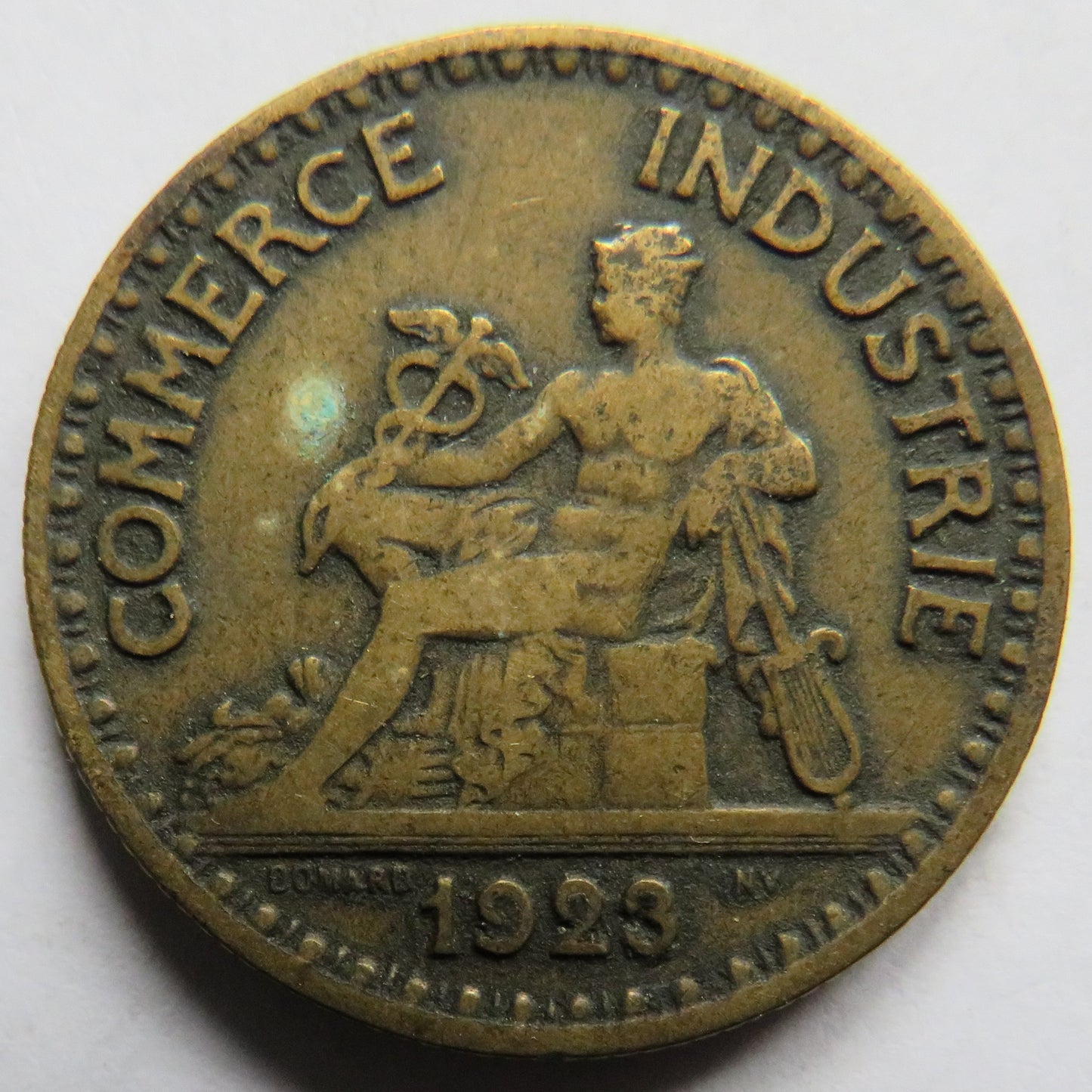 1923 France 2 Francs Coin