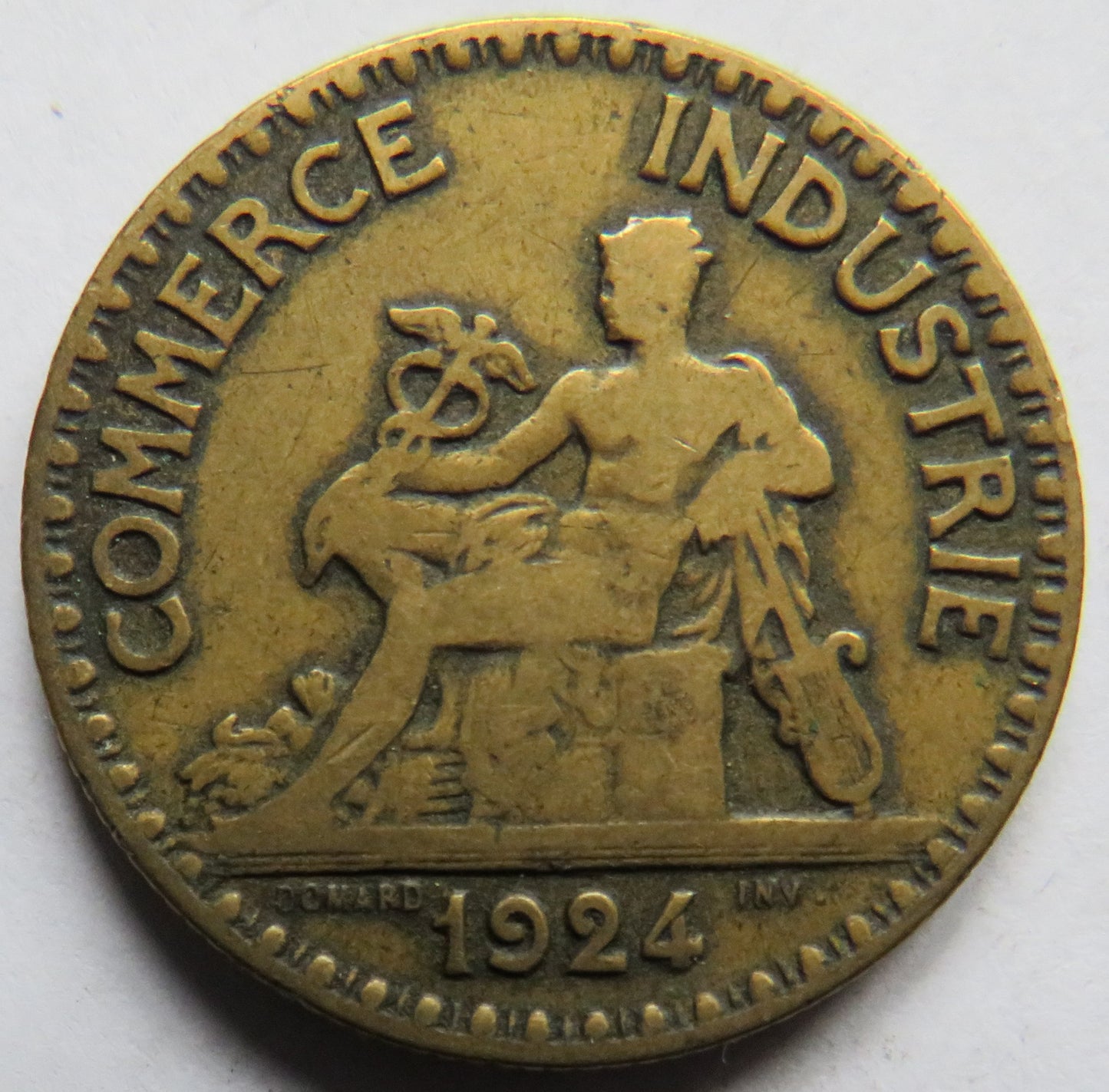 1924 France 2 Francs Coin