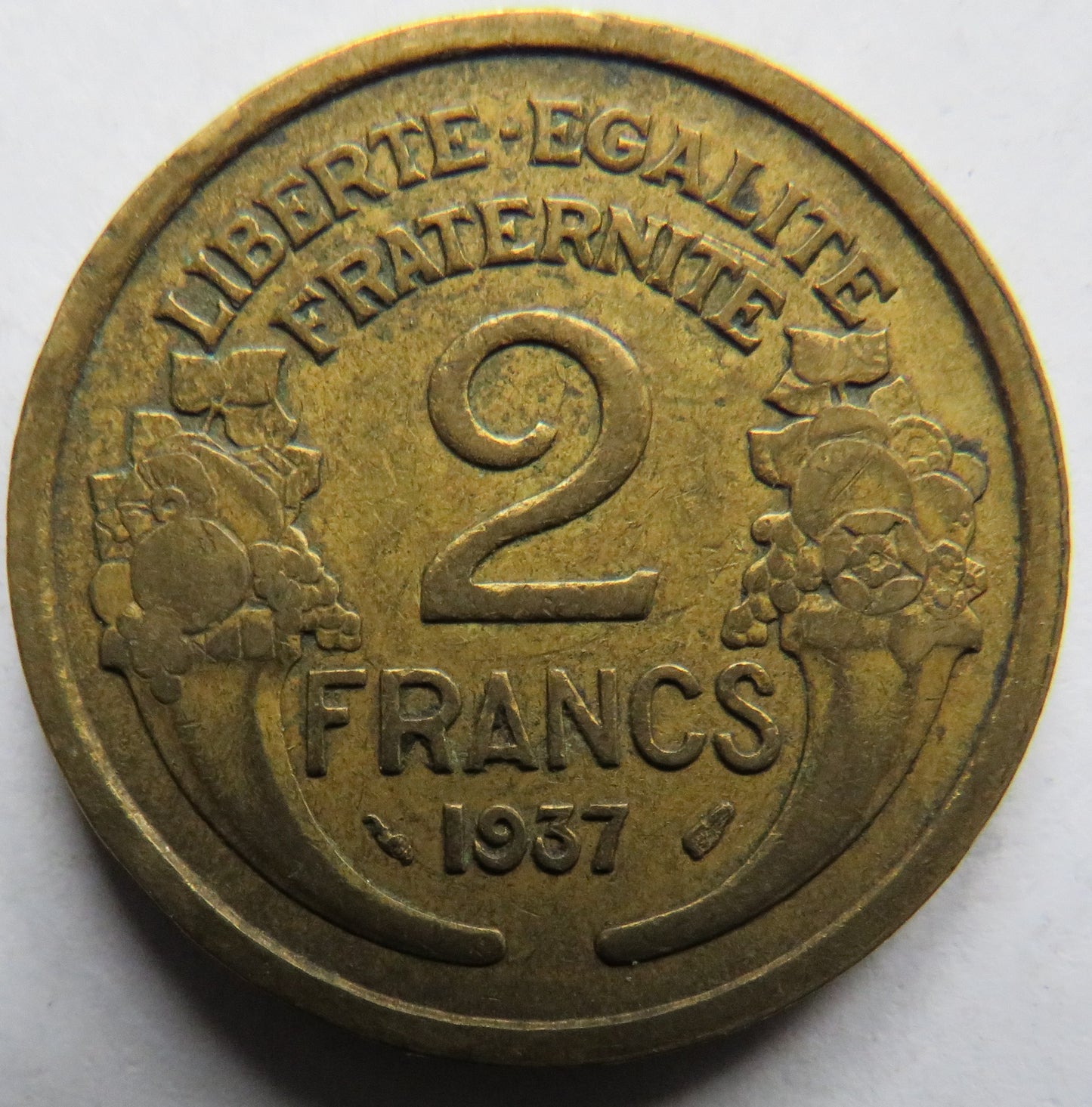 1937 France 2 Francs Coin