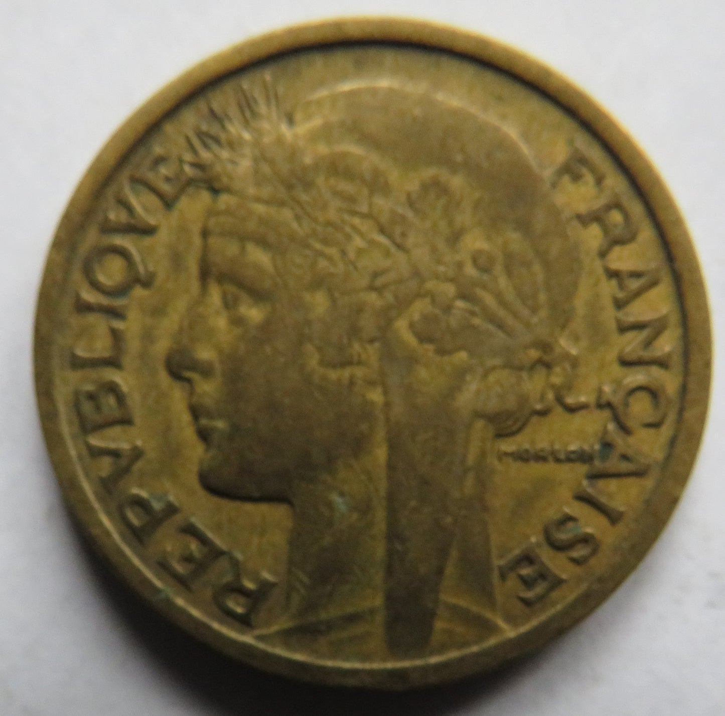 1937 France 2 Francs Coin