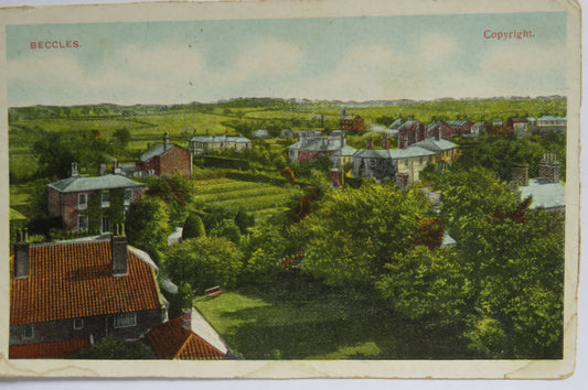 Vintage Postcard of Beccles