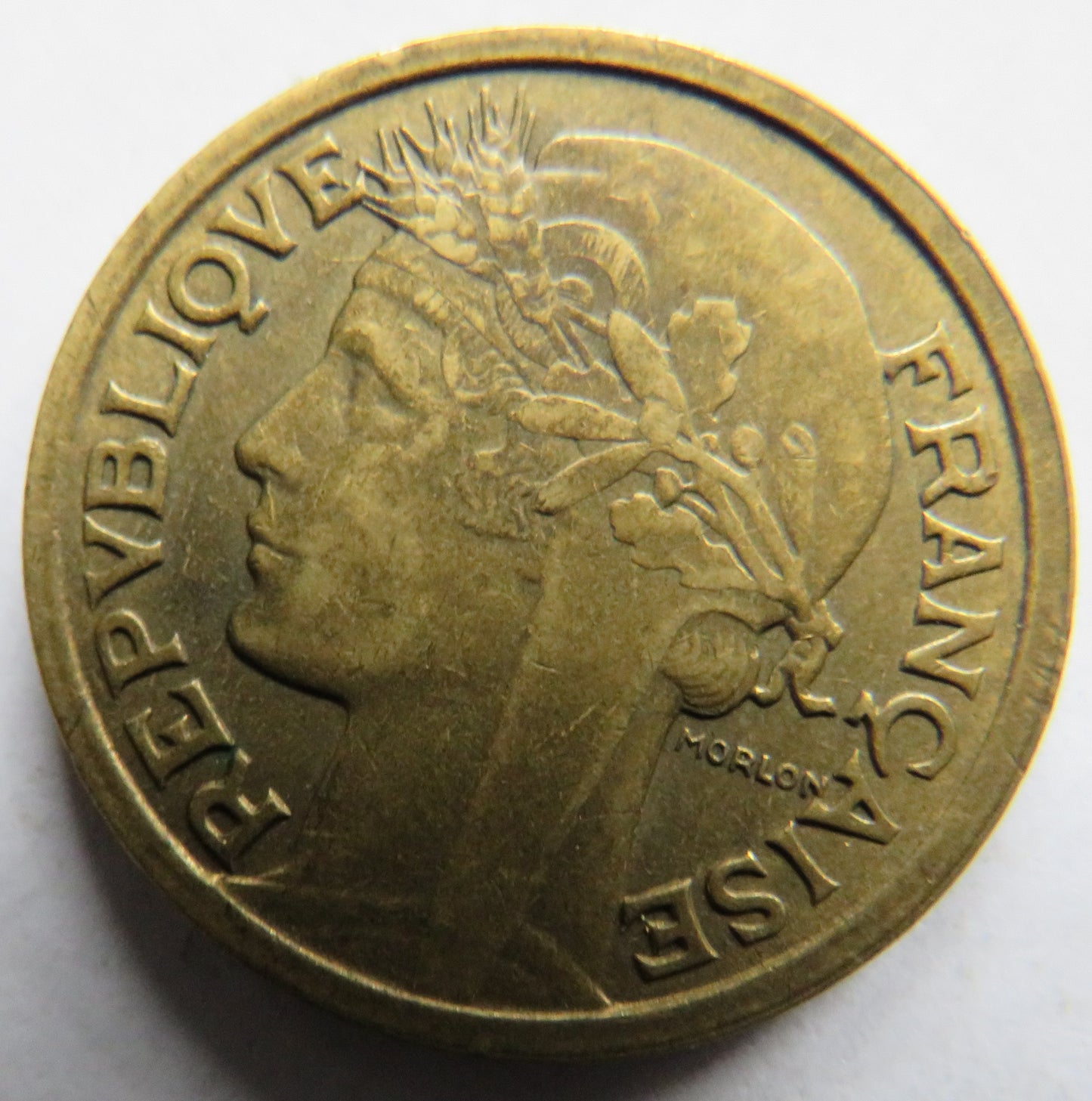 1939 France 2 Francs Coin