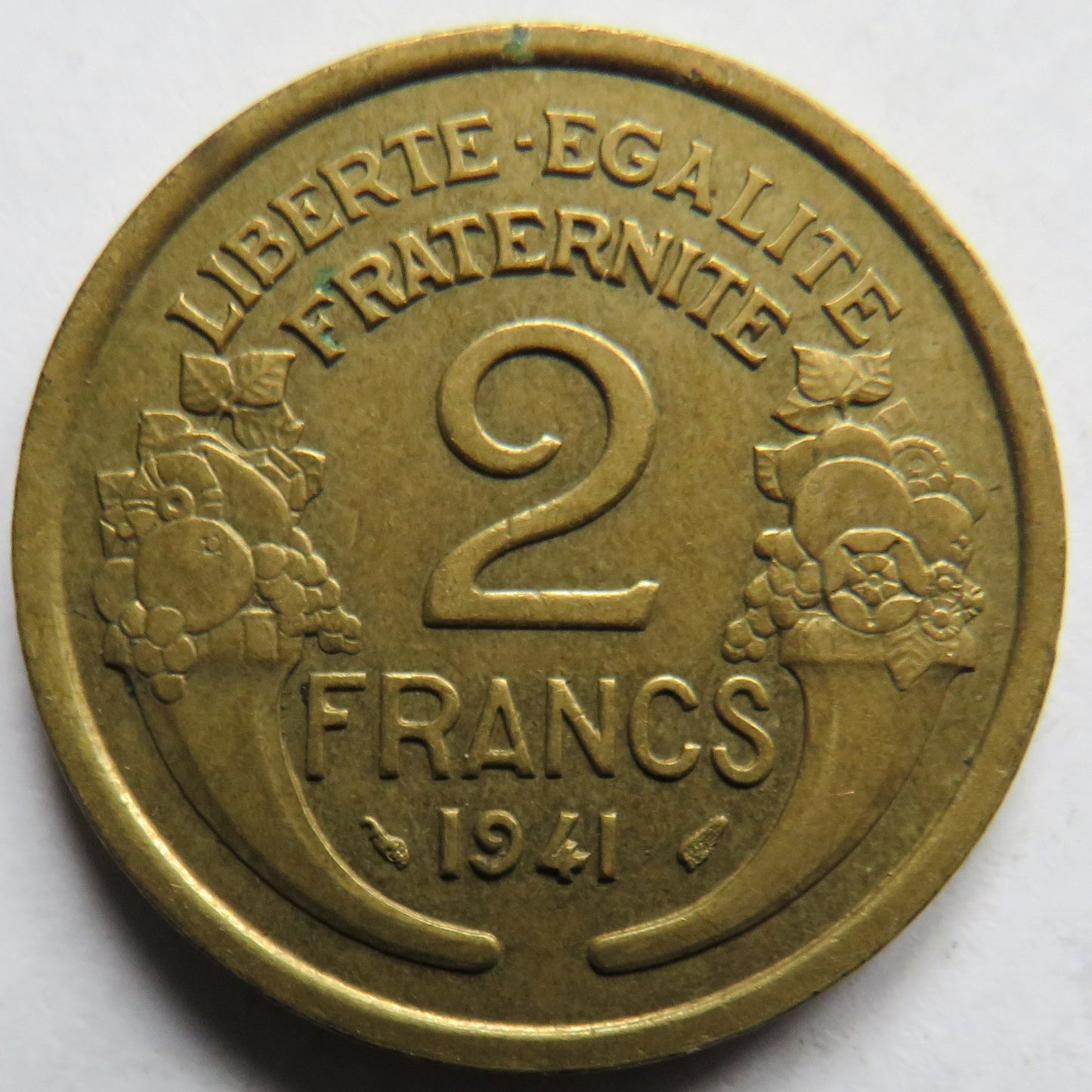 1941 France 2 Francs Coin
