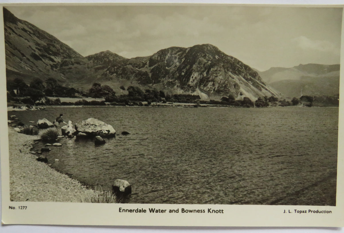 Vintage Postcard of Ennerdale Water and Bowness Knott
