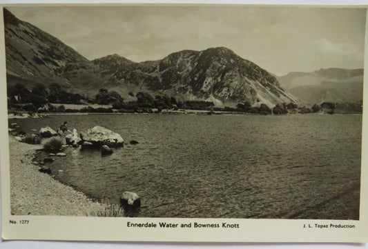 Vintage Postcard of Ennerdale Water and Bowness Knott