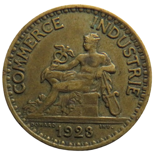 1923 France One Franc Coin