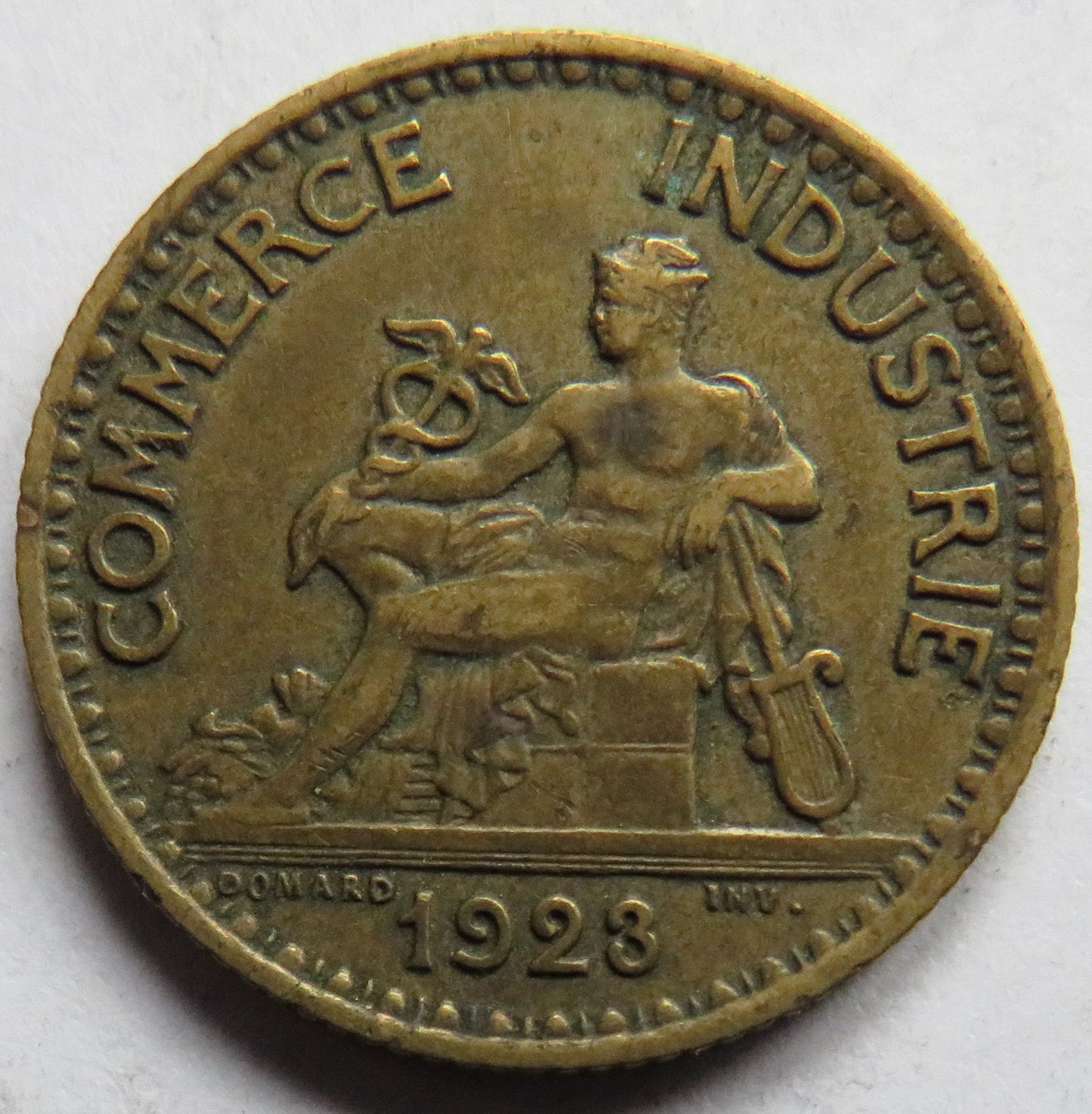 1923 France One Franc Coin