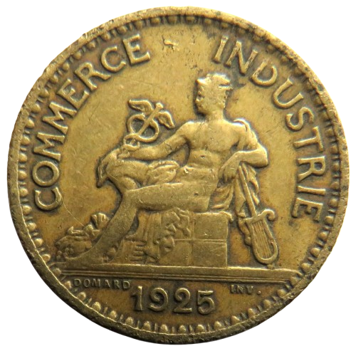 1925 France One Franc Coin