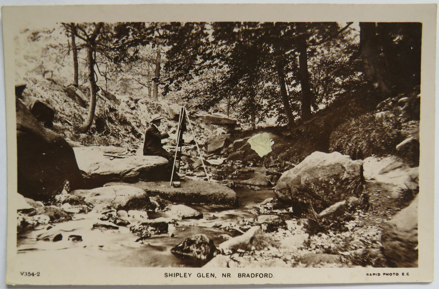 Vintage Postcard of Shipley Glen, Nr Bradford