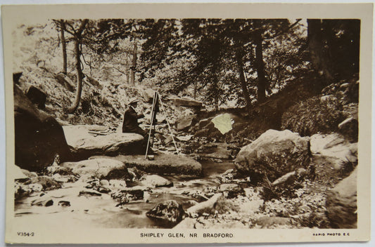 Vintage Postcard of Shipley Glen, Nr Bradford
