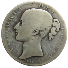 Load image into Gallery viewer, 1844 Queen Victoria Young Head Silver Crown Coin - Star Edge Stop
