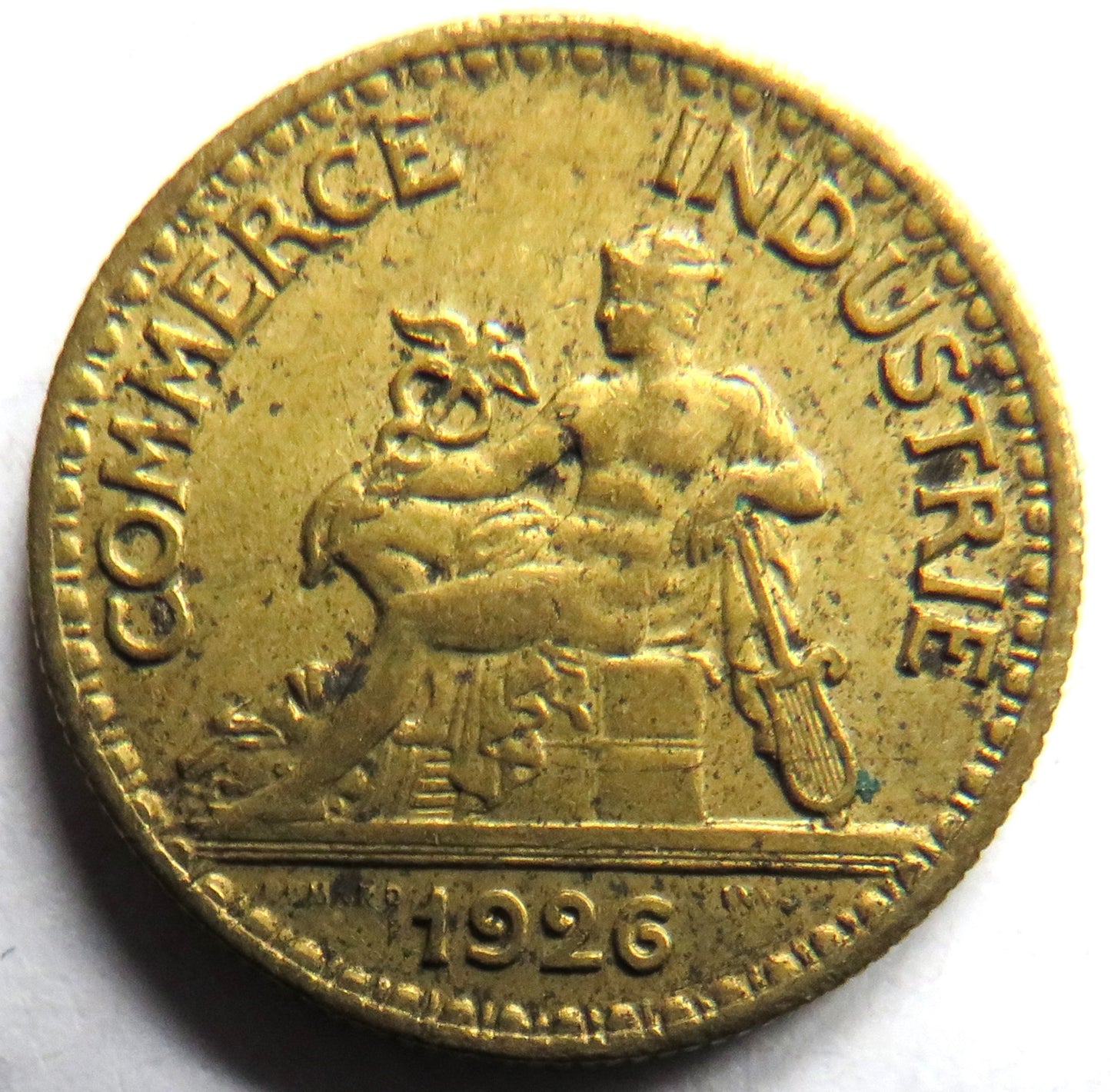 1926 France 50 Centimes Coin