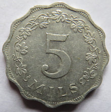 Load image into Gallery viewer, 1972 Malta 5 Mils Coin
