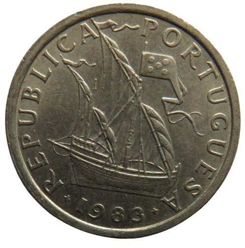 1983 Portugal 5 Escudos Coin