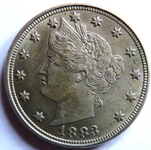 Load image into Gallery viewer, 1883 USA Liberty Head Nickel Coin In Higher Grade
