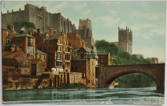 Vintage Postcard of Framwellgate Bridge, Durham