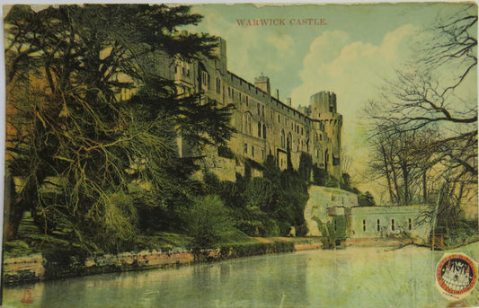 Vintage Postcard of Warwick Castle
