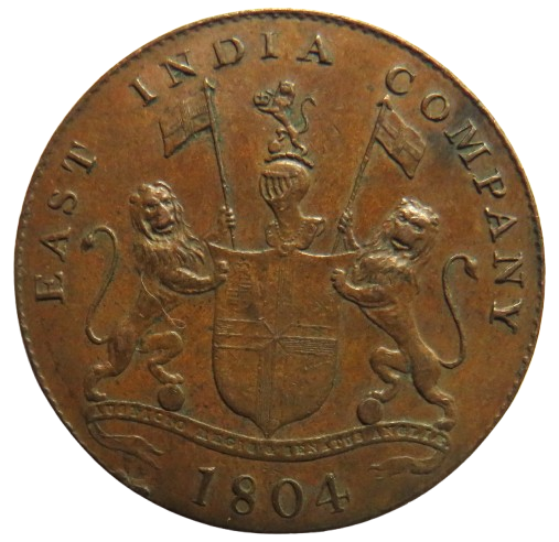 1804 East India Company Sumatra 4 Keping Coin In Nice Grade