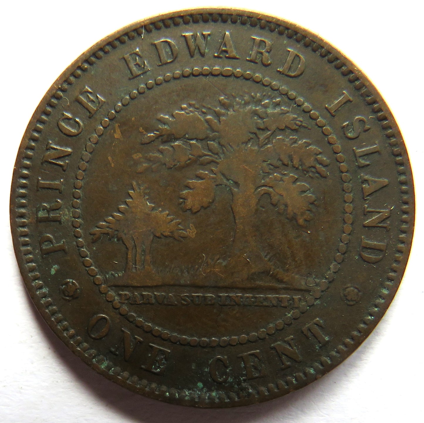 1871 Queen Victoria Prince Edward Island One Cent Coin