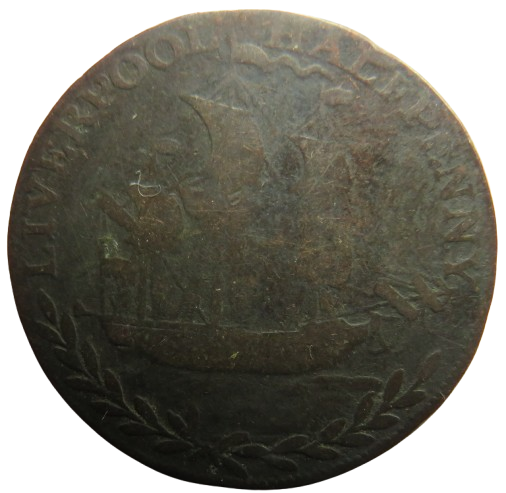 1794 Liverpool Halfpenny Token