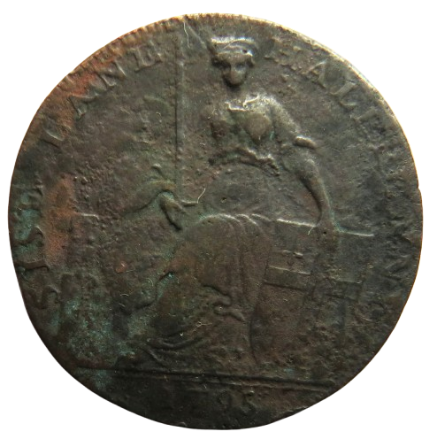 1795 Sise Lane Halfpenny Token Middlesex - London