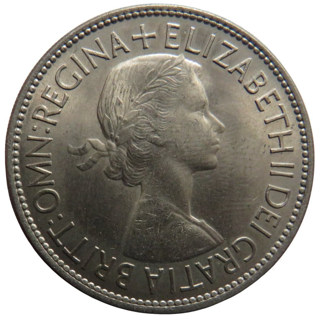 1953 Queen Elizabeth II Halfcrown Coin In High Grade