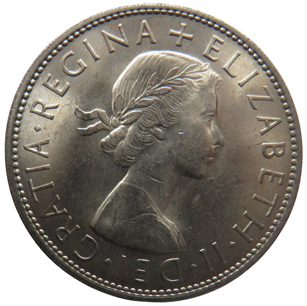 1967 Queen Elizabeth II Halfcrown Coin In High Grade