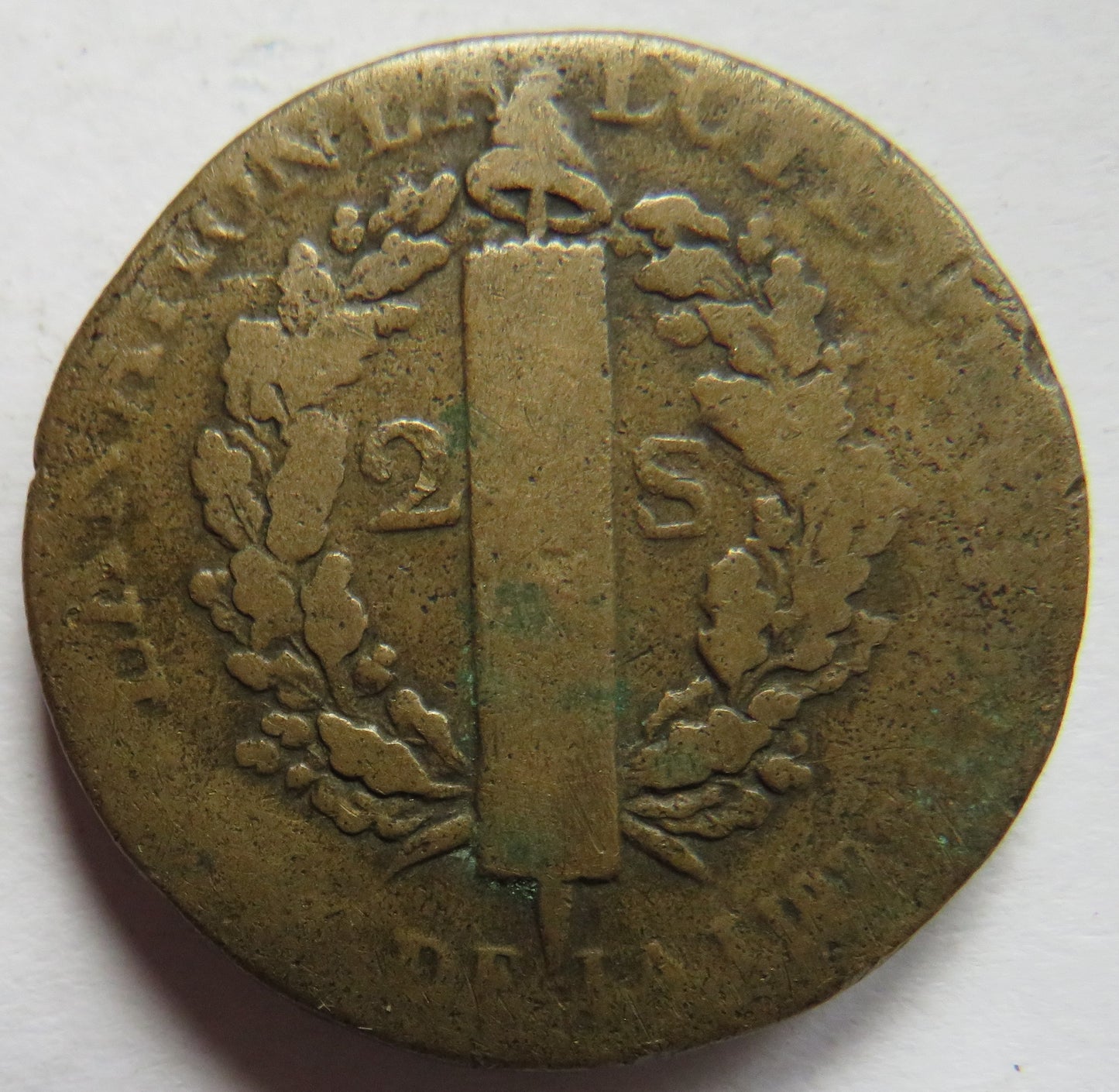 1792-W France 2 Sols Coin