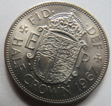 Load image into Gallery viewer, 1967 Queen Elizabeth II Halfcrown Coin In High Grade
