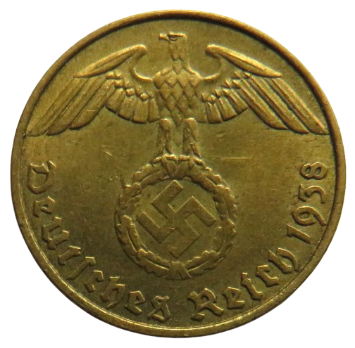 1938-E Germany - Third Reich 5 Reichspfennig Coin