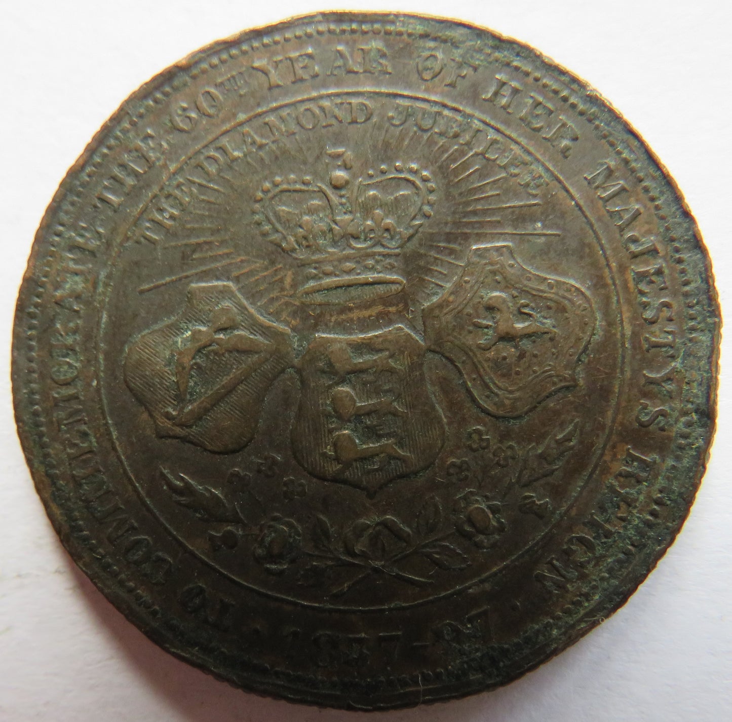 1897 Queen Victoria Diamond Jubilee Four Generations Medal