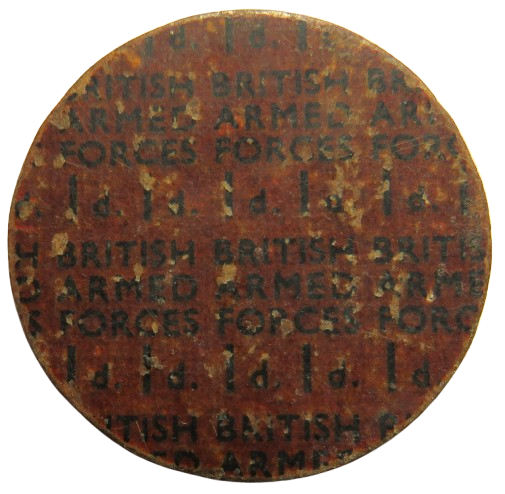 British Armed Forces 1d Vintage Token