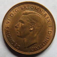 Load image into Gallery viewer, 1942 King George VI Halfpenny Coin In High Grade - Great Britain
