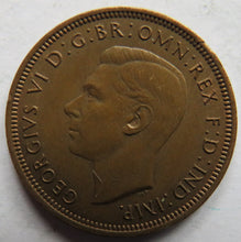 Load image into Gallery viewer, 1942 King George VI Halfpenny Coin - Great Britain
