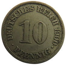 Load image into Gallery viewer, 1900-A Germany 10 Pfennig Coin
