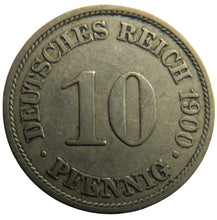 Load image into Gallery viewer, 1900-A Germany 10 Pfennig Coin
