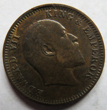 Load image into Gallery viewer, 1908 King Edward VII India 1/4 Anna Coin In Better Grade
