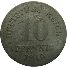 Load image into Gallery viewer, 1919 Germany 10 Pfennig Coin
