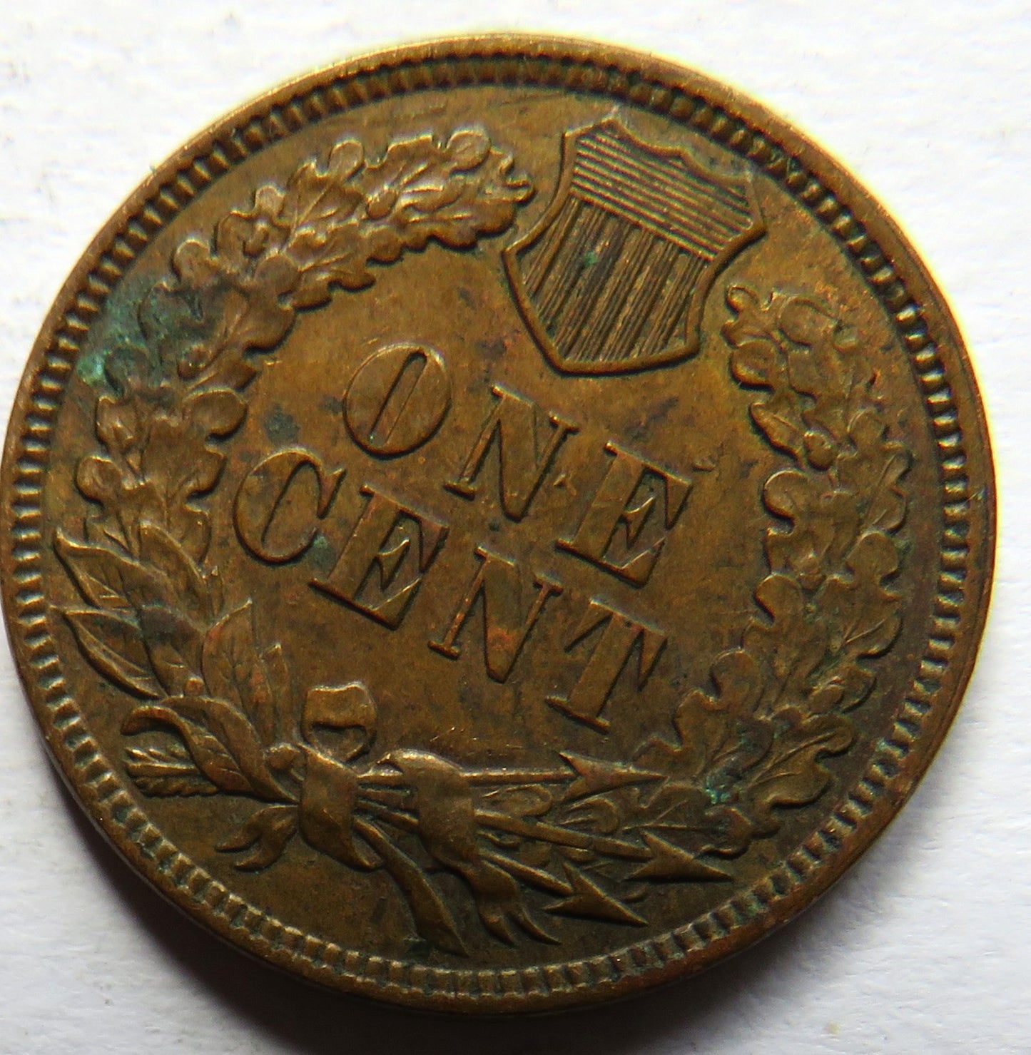 1880 USA Indian Head One Cent Coin