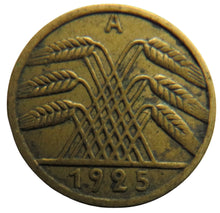 Load image into Gallery viewer, 1925-A Germany - Weimar Republic 5 Reichspfennig Coin
