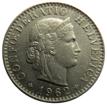 Load image into Gallery viewer, 1962 Switzerland 20 Rappen Coin
