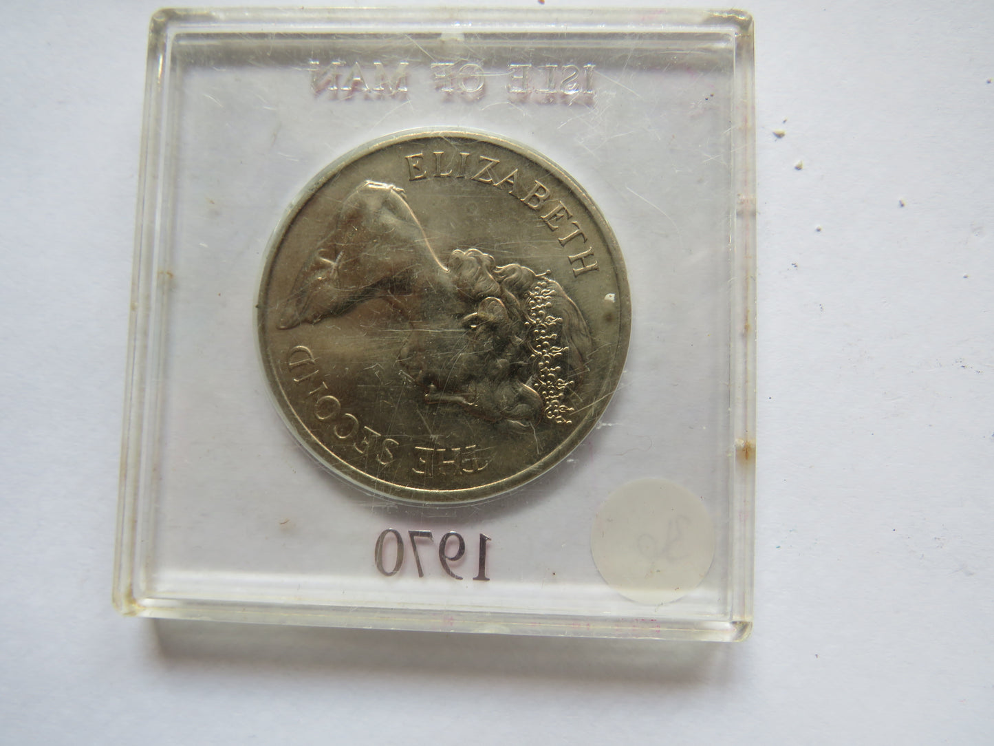 1970 Isle of Man Cased Commemorative Crown Coin Manx Cat
