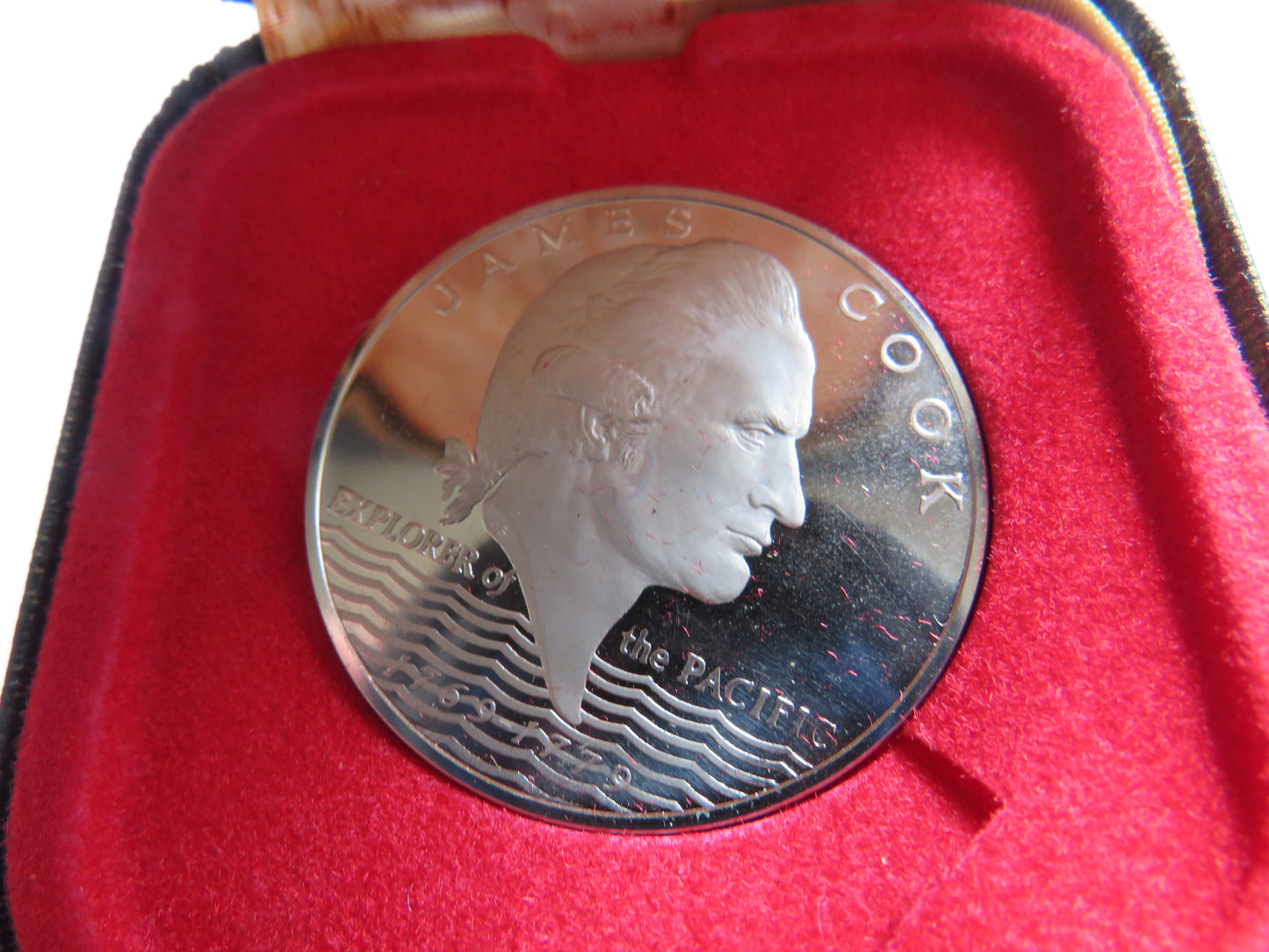 1970 Western Samoa James Cook Commemorative Proof Tala Coin
