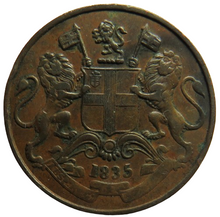 Load image into Gallery viewer, 1835 East India Company 1/4 Quarter Anna Coin
