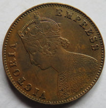 Load image into Gallery viewer, 1897 Queen Victoria India Quarter 1/4 Anna Coin In Higher Grade
