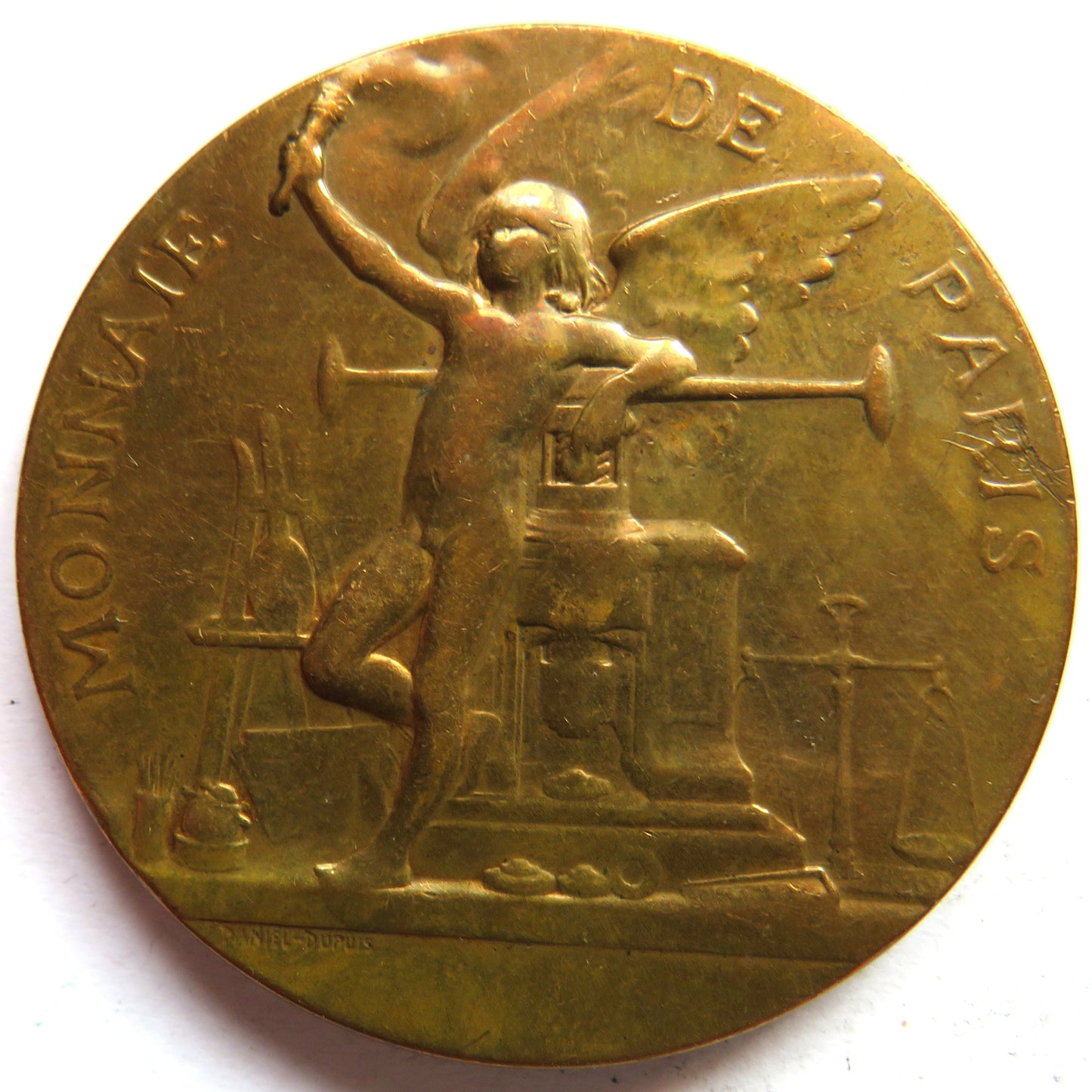 Monnaie De Paris 1900 Commemorative Medal By Daniel Dupuis