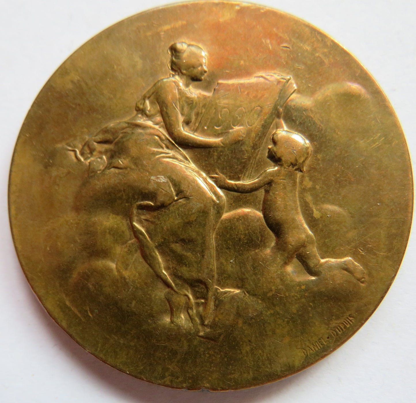 Monnaie De Paris 1900 Commemorative Medal By Daniel Dupuis