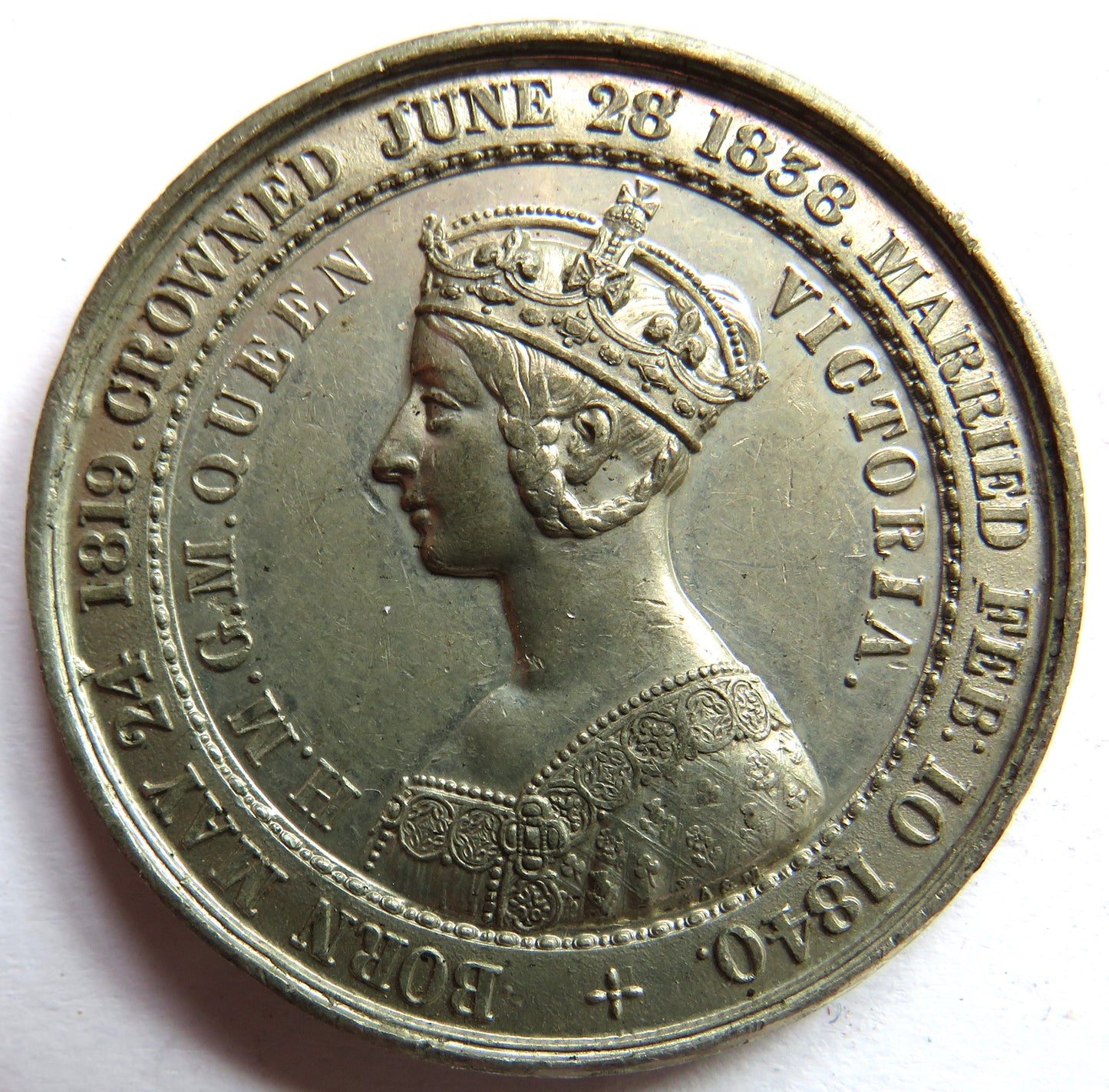 1862 International Exhibition Queen Victoria Commemorative Medal